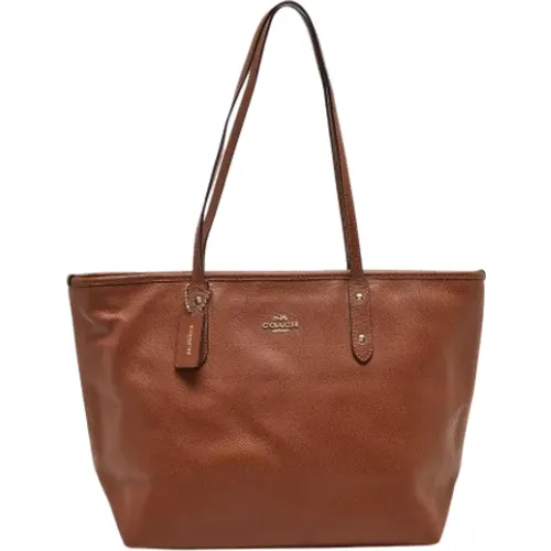 Pre-owned Leather totes , female, Sizes: ONE SIZE - Coach Pre-owned - Modalova