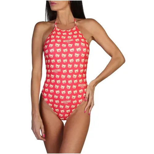 Polka Dot Swimsuit - Womens Collection , female, Sizes: L, M, S, XL - Moschino - Modalova