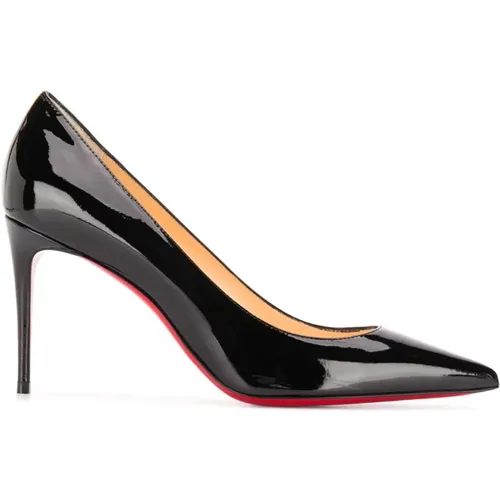 Calfskin Heel 85mm Made in Italy , female, Sizes: 7 UK - Christian Louboutin - Modalova