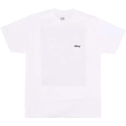 NYC Smog Classic Tee , male, Sizes: XL - Obey - Modalova