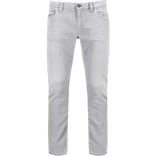 Grey Stylish , male, Sizes: W36 L32 - Alberto - Modalova