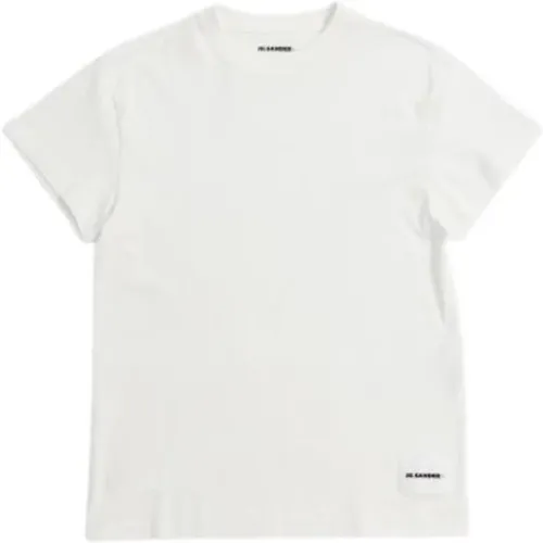 Set aus drei weißen T-Shirts - Jil Sander - Modalova