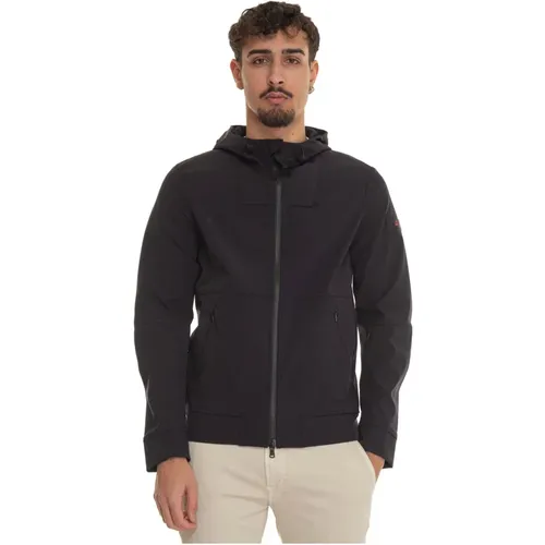 Lembatamd01 hooded harrington jacket , male, Sizes: 2XL, XL, M - Peuterey - Modalova
