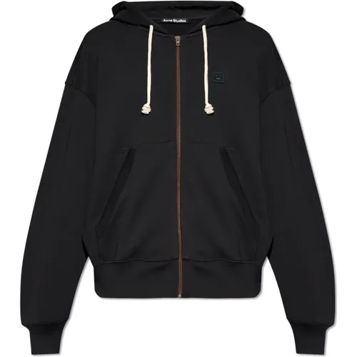 Hoodie mit Logo , Herren, Größe: L - Acne Studios - Modalova