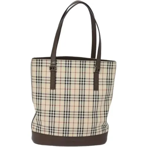 Pre-owned Canvas totes , female, Sizes: ONE SIZE - Burberry Vintage - Modalova