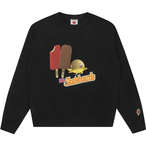 Flying Car Crewneck Sweater , male, Sizes: L, M, S, XL - Icecream - Modalova