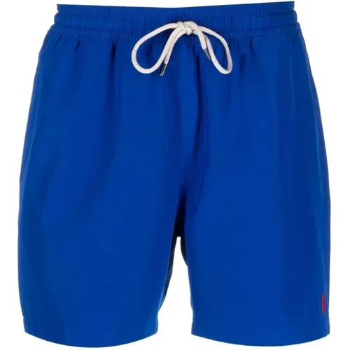 Traveler Mid Trunk: Stylish Beachwear for Men , male, Sizes: XL, S, L - Ralph Lauren - Modalova