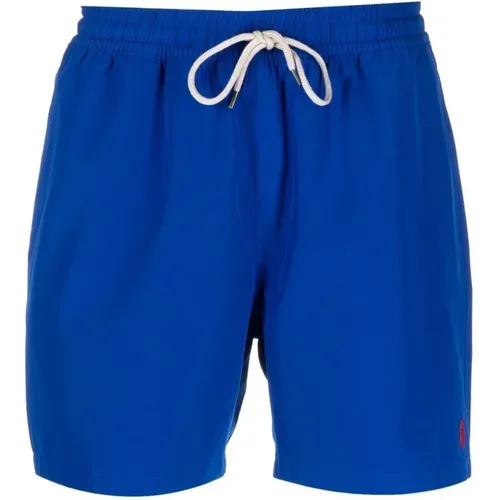 Traveler Mid Trunk: Stylish Beachwear for Men , male, Sizes: XL, S, L, M - Ralph Lauren - Modalova