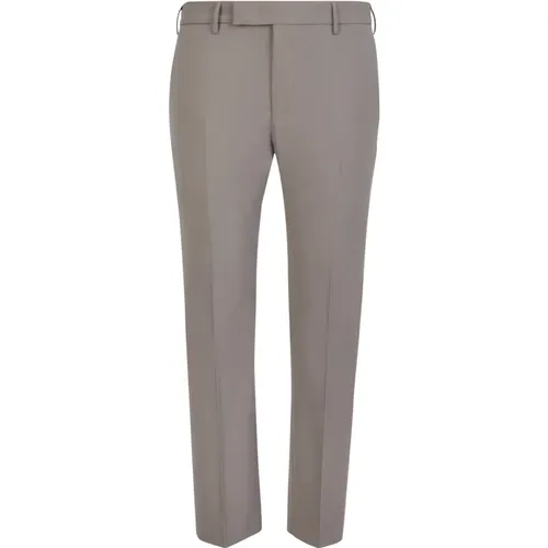 Grey Slim Fit Trousers , male, Sizes: L - PT Torino - Modalova