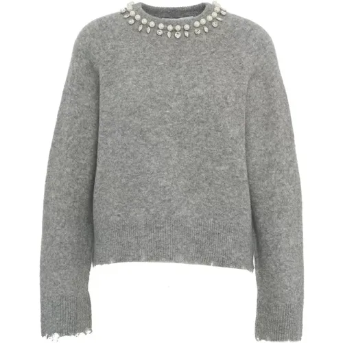 Grey Knitwear Aw24 for Women , female, Sizes: S, M - Kaos - Modalova