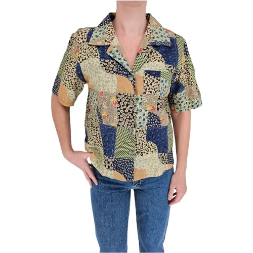 Louie Patchwork Shirt , female, Sizes: 2XS - Sea NY - Modalova