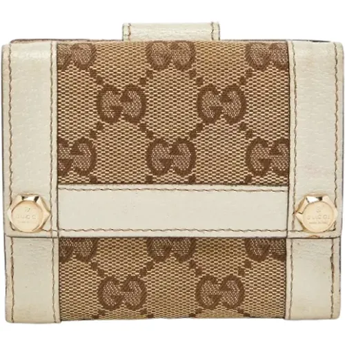 Pre-owned Canvas wallets , female, Sizes: ONE SIZE - Gucci Vintage - Modalova