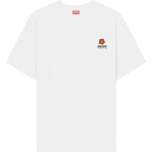Weiße T-Shirts und Polos für Männer , Herren, Größe: L - Kenzo - Modalova