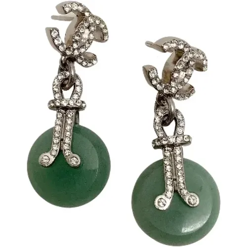 Pre-owned Metal earrings , female, Sizes: ONE SIZE - Chanel Vintage - Modalova