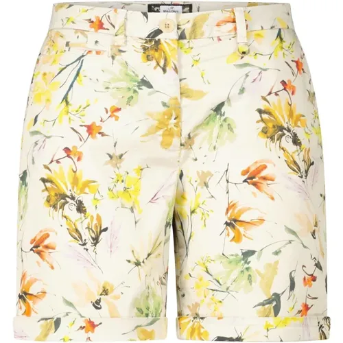 Floral Print Shorts , female, Sizes: XS, 4XS - Mason's - Modalova