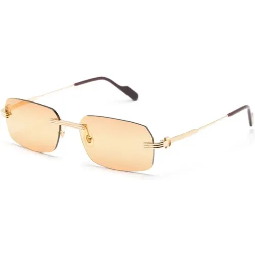 Ct0271S 007 Sunglasses , male, Sizes: 58 MM - Cartier - Modalova