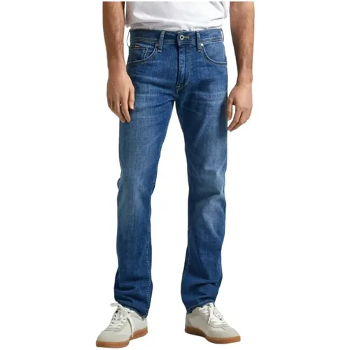 Klassische Straight Denim Jeans , Herren, Größe: W30 L32 - Pepe Jeans - Modalova