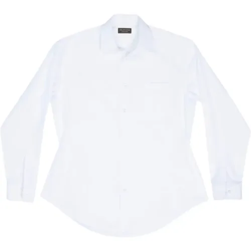 Cotton Poplin Hourglass Shirt , female, Sizes: S, 2XS, XS - Balenciaga - Modalova