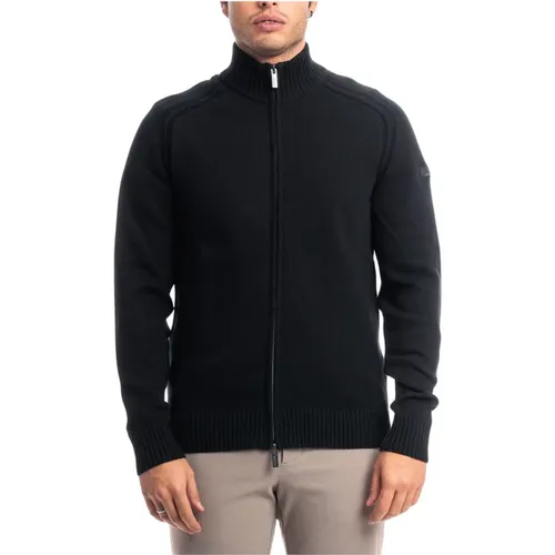 Simple Zipper Knit , male, Sizes: XL - RRD - Modalova