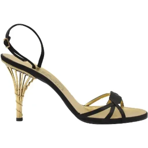 Pre-owned Leather heels , female, Sizes: 8 UK - Salvatore Ferragamo Pre-owned - Modalova
