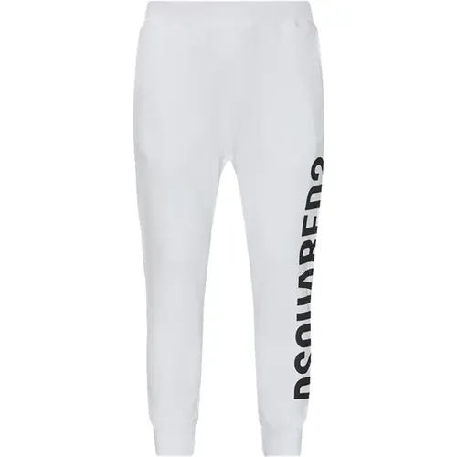 Logo Print Track Pants , male, Sizes: 2XL - Dsquared2 - Modalova