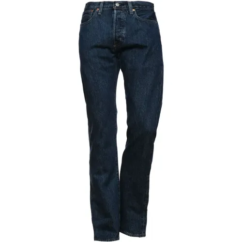 Levi's , Stonewash Jeans 00501 0114 , male, Sizes: W31, W33, W30, W36, W38 - Levis - Modalova