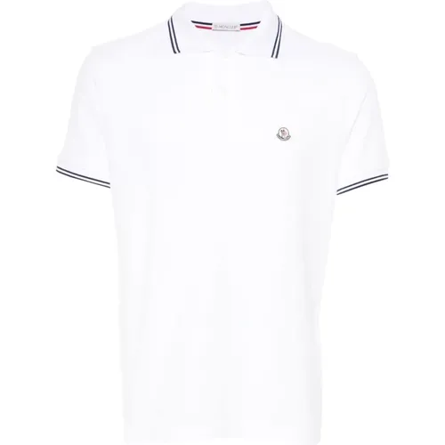Logo Patch Polo Shirt , male, Sizes: XL - Moncler - Modalova