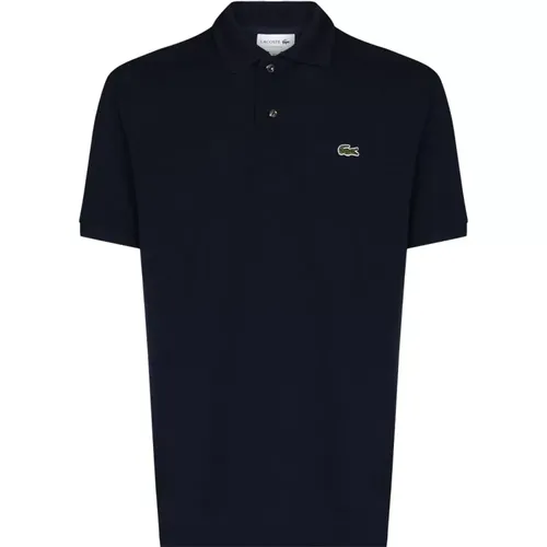 Navy Logo Polo Shirt , male, Sizes: S - Lacoste - Modalova