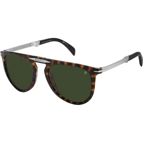 DB 1039/S/Fd Folding Sunglasses,Folding Sunglasses in Black/Grey Shaded - Eyewear by David Beckham - Modalova