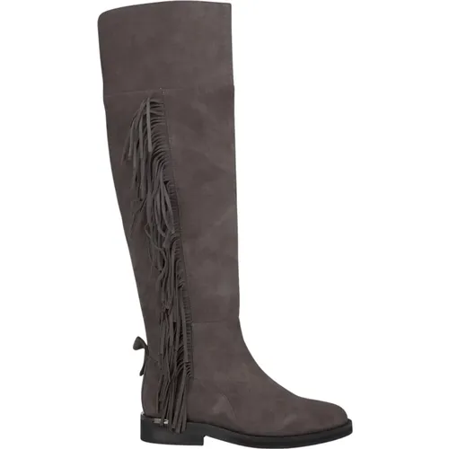 Flacher Stiefel hoher Schaft - Alma en Pena - Modalova