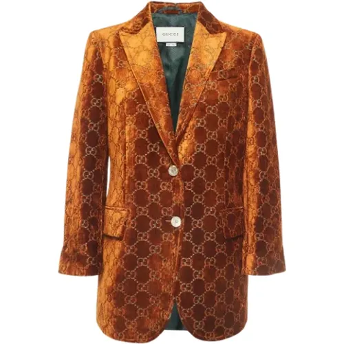 Pre-owned Samt outerwear - Gucci Vintage - Modalova