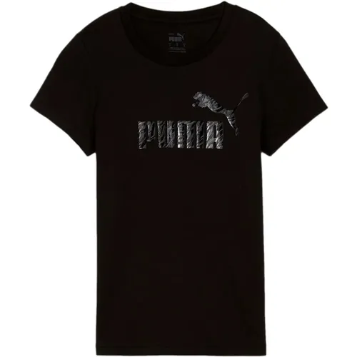 Ess+ Animal Tee T-shirt , Damen, Größe: L - Puma - Modalova