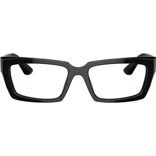 Rechteckige Rahmen zeitgenössische Glamour-Brille , Damen, Größe: 54 MM - Miu Miu - Modalova