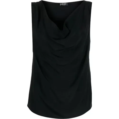 Silk Blend Tank Top , female, Sizes: L - Liu Jo - Modalova