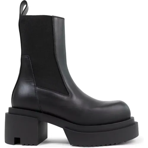 Leather Beatle Bogun Boots , female, Sizes: 5 1/2 UK - Rick Owens - Modalova