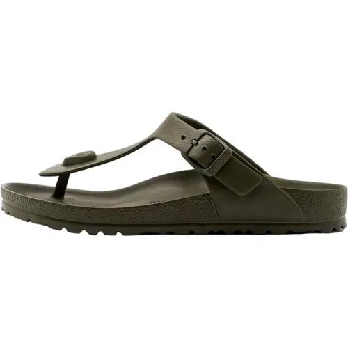 Khaki Eva Zehentrenner , Herren, Größe: 40 EU - Birkenstock - Modalova