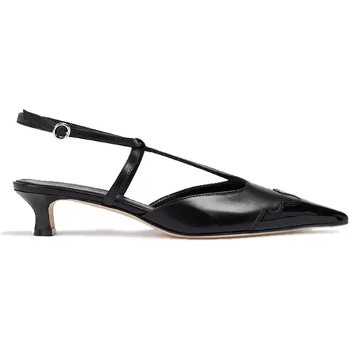 Saga Leather Heel Shoes , female, Sizes: 4 UK, 5 UK, 7 UK - aeyde - Modalova