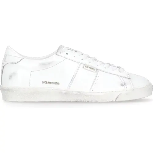 Leather Sneakers with Logo Detail , male, Sizes: 9 UK, 11 UK - Golden Goose - Modalova