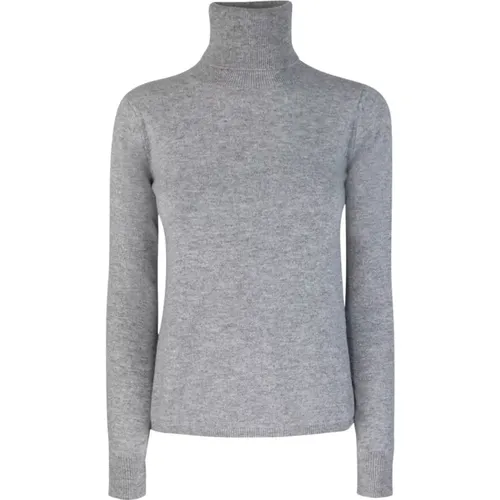 Grauer Kaschmirpullover , Damen, Größe: S - Max Mara Studio - Modalova