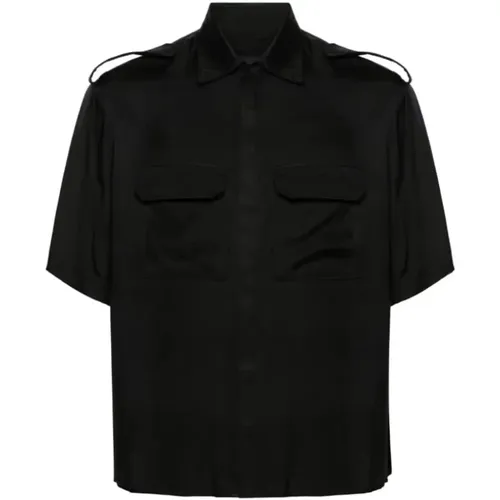 Schwarzes Baumwollhemd , Herren, Größe: XL - Neil Barrett - Modalova