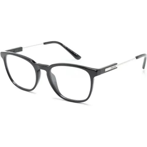 Klassische Schwarze Optische Brille - Prada - Modalova