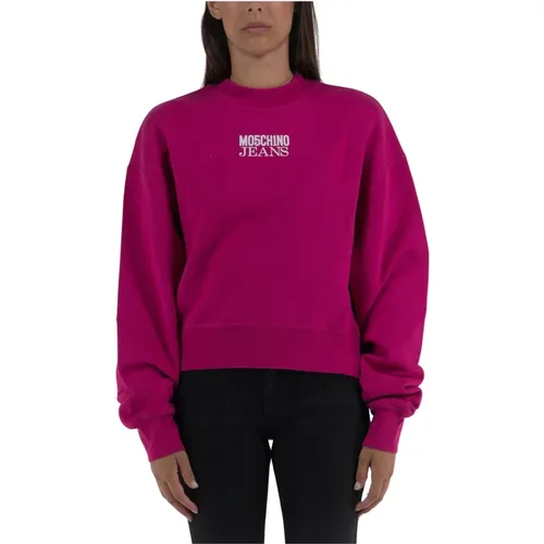 Stylischer Sweatshirt für Frauen , Damen, Größe: XS - Moschino - Modalova
