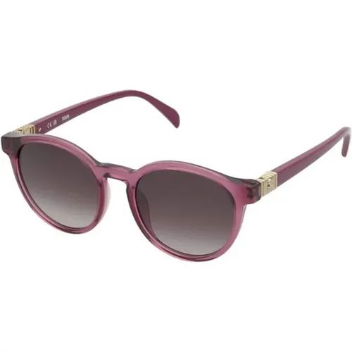 Shiny Transp.raspberry Sunglasses , female, Sizes: 51 MM - Tous - Modalova