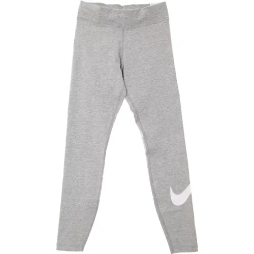 Essential Legging mit bedrucktem Swoosh-Logo , Damen, Größe: L - Nike - Modalova