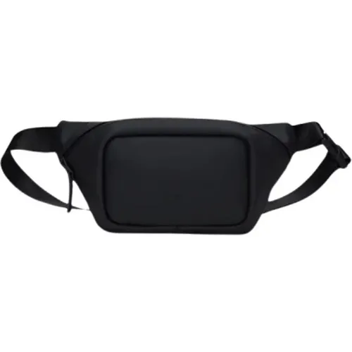 Mini Mesh Backed Zippered Waist Bag , unisex, Sizes: ONE SIZE - Rains - Modalova