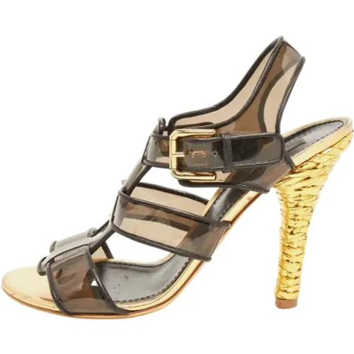 Pre-owned Leder sandals , Damen, Größe: 40 EU - Dolce & Gabbana Pre-owned - Modalova