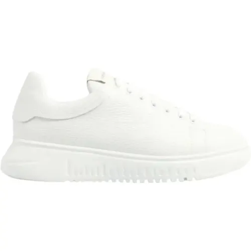 Sneakers with Logoed Rubber Sole , male, Sizes: 10 UK, 6 UK - Emporio Armani - Modalova