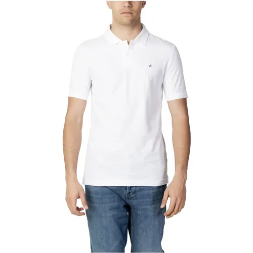 Raffiniertes Pique Slim Polo Shirt , Herren, Größe: XL - Calvin Klein - Modalova