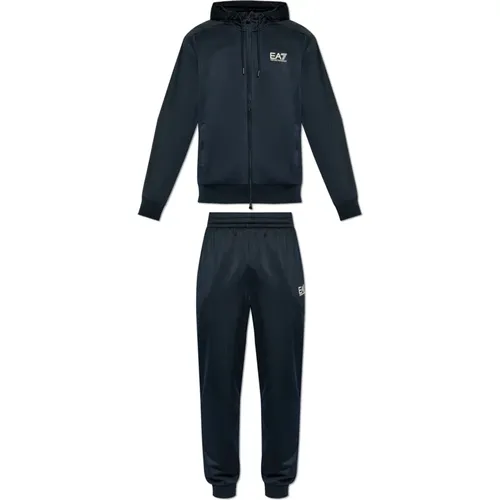 Set: Sweatshirt und Hose , Herren, Größe: L - Emporio Armani EA7 - Modalova