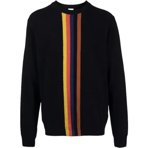 Artist Stripe Lambswool Sweater , male, Sizes: XL, L, M - PS By Paul Smith - Modalova